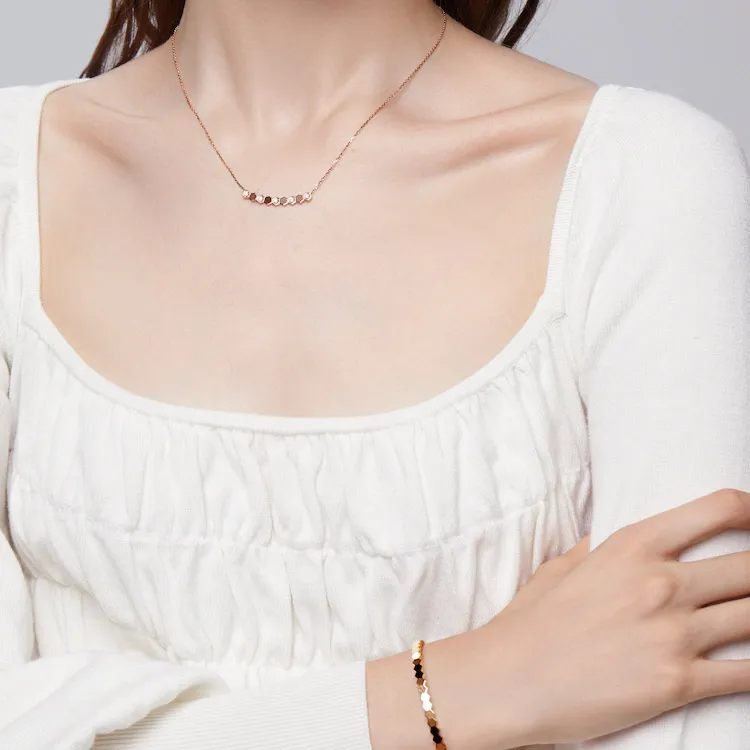 Chaumet 18K Rose Gold Necklaces Women's-2