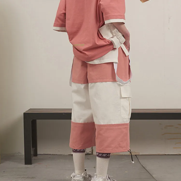 FRLMK Cargo Pants Unisex Pink-3