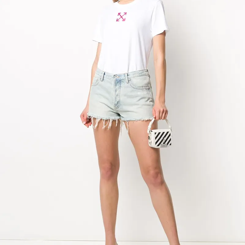 OFF-WHITE Diag Baby Flap Bag 'White'-3