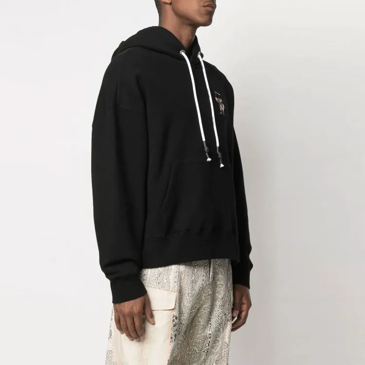 PALM ANGELS Small Pirate Bear Hoodie-2
