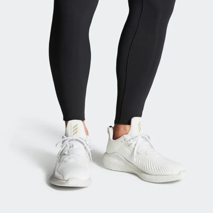 Adidas Alphabounce+ Run Em 'Crystal White'-5