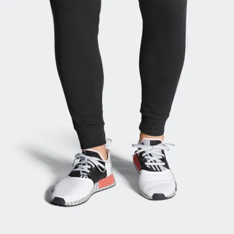 Adidas Originals Nmd R1 Boost Print White Black Red-5