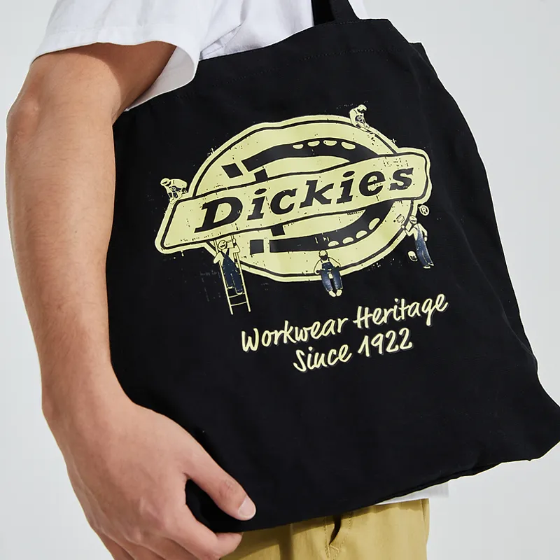 Dickies Canvas Shoulder Bag, Crossbody Bag, Handbag Regular Unisex Black-2