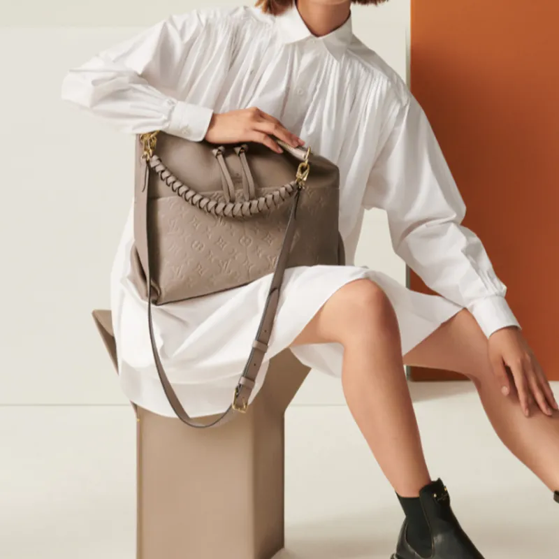 LOUIS VUITTON Maida Hobo Turtledove-5