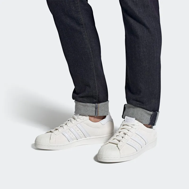 Adidas Superstar Premium Size Tag Off White-6