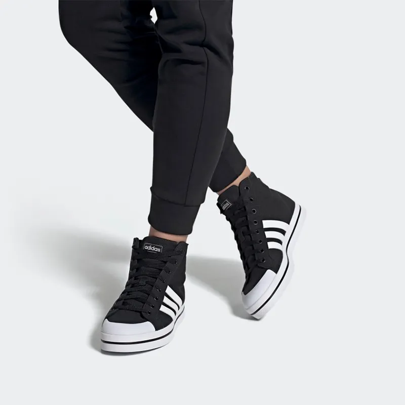 Adidas Neo Bravada Mid 'Black White'-6
