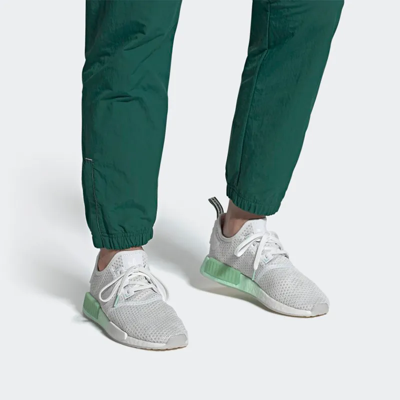 Adidas Nmd R1 Knit White Blush Green-6