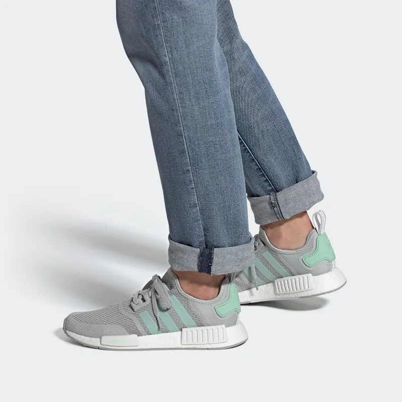 Adidas Nmd R1 Grey Blush Green-6