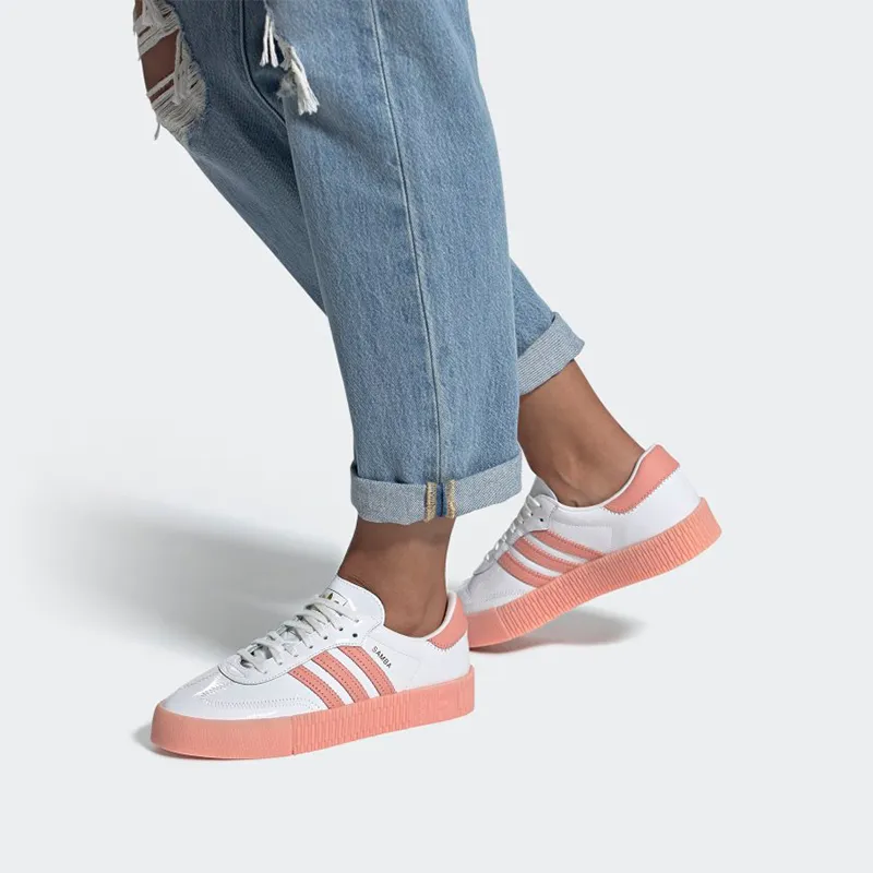 Sambarose Women's Adidas Originals 'White Trace Pink' Women's-6