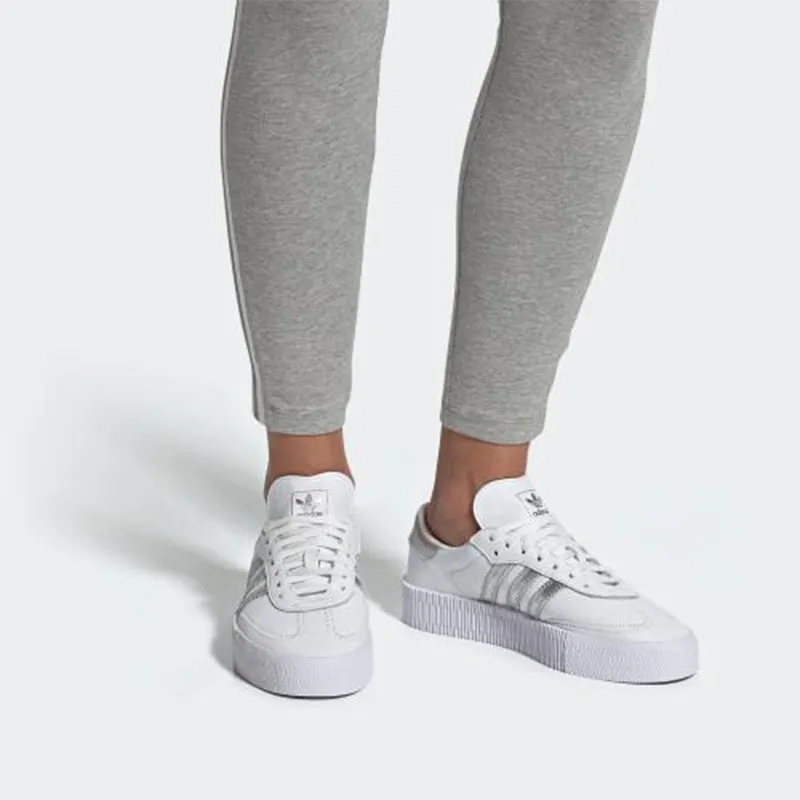 Adidas Sambarose Cloud White Silver Women's-6