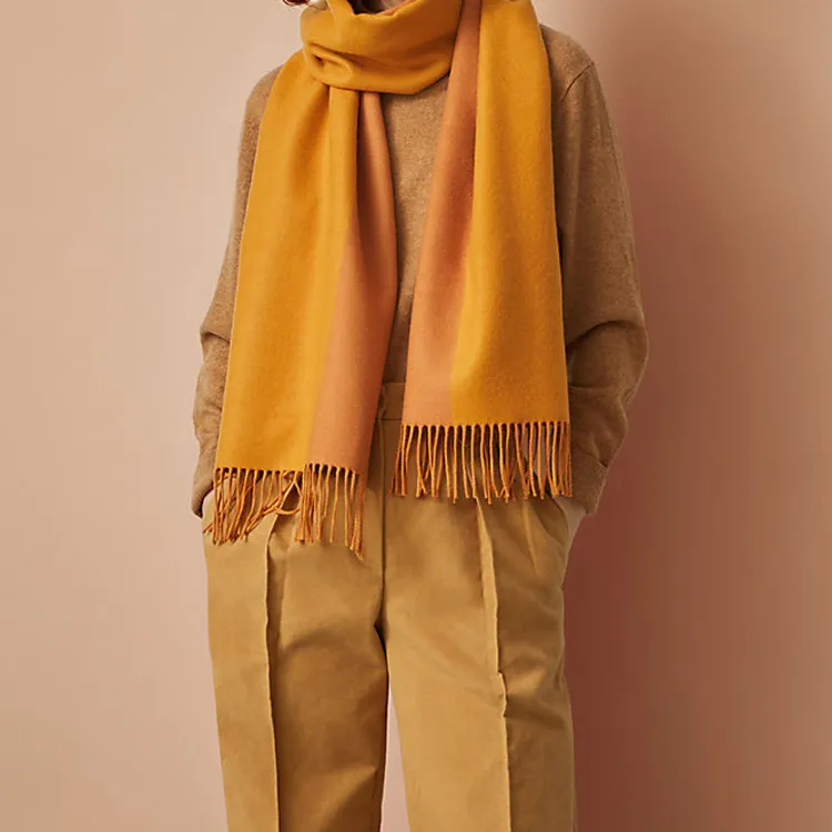 HERMES Scarves Women's Ochre-1