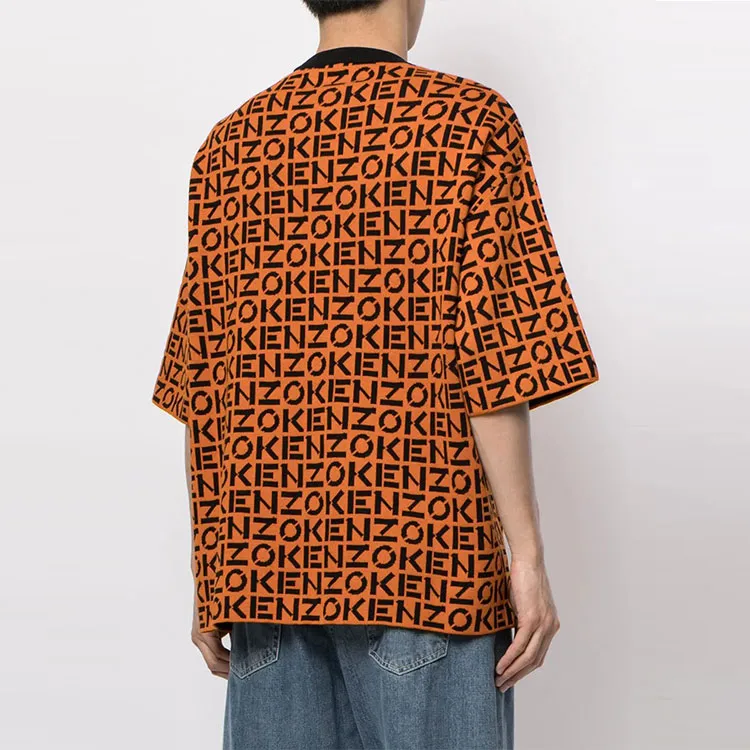 KENZO T Shirts Men Brown-3