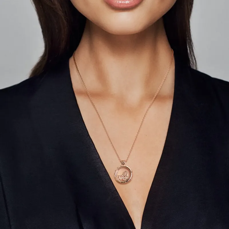 Pandora Necklaces Women's Pink-2