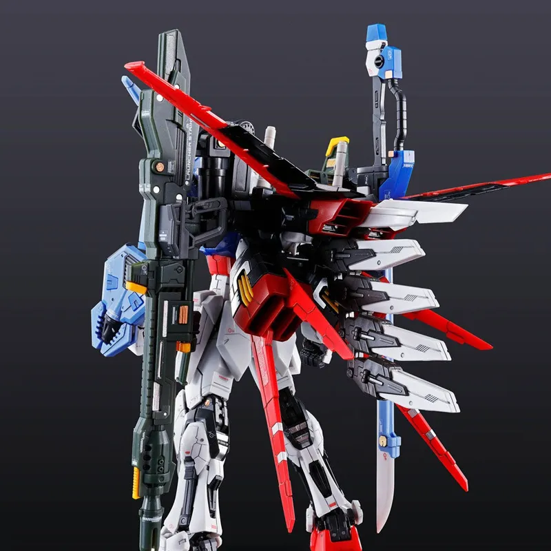 BANDAI RG 1/144 Mobile Suit Gundam SEED E YM1 Perfect Strike Gundam With Base Model Kits 13cm-5