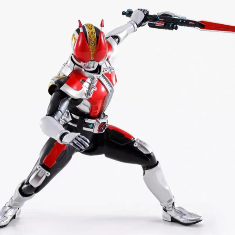BANDAI Shf True Bone Carving Den O Kamen Rider Den O Holy Sword Form Peach Yūki Takaya Poseable Scale Figures-2