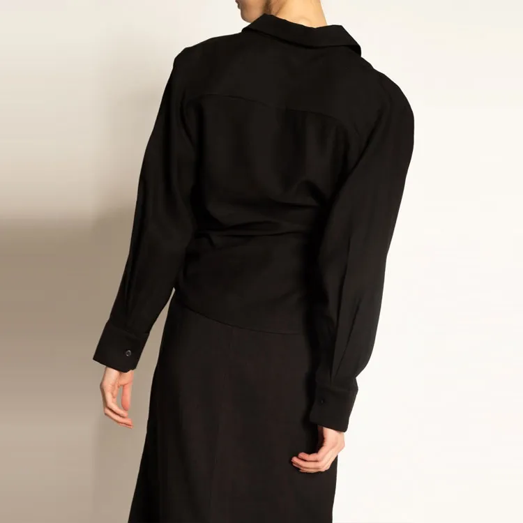 Jacquemus La Chemise Bahia Top 'Black'-3