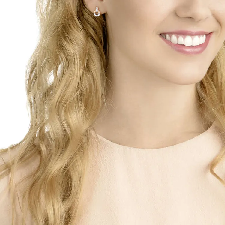 Swarovski Circle Earrings Women's-2