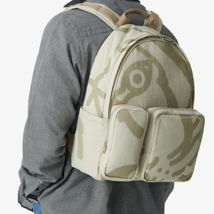 KENZO Polyamide Backpack Unisex Ecru-5