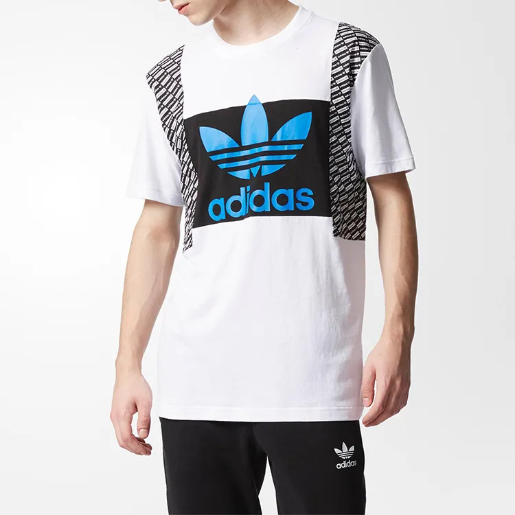 Adidas Originals Drop Shoulder Sleeve T Shirt Men's White-2