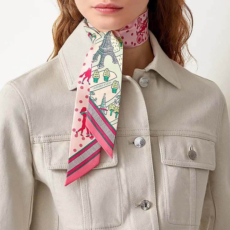 HERMES Silk Scarves Women's-1