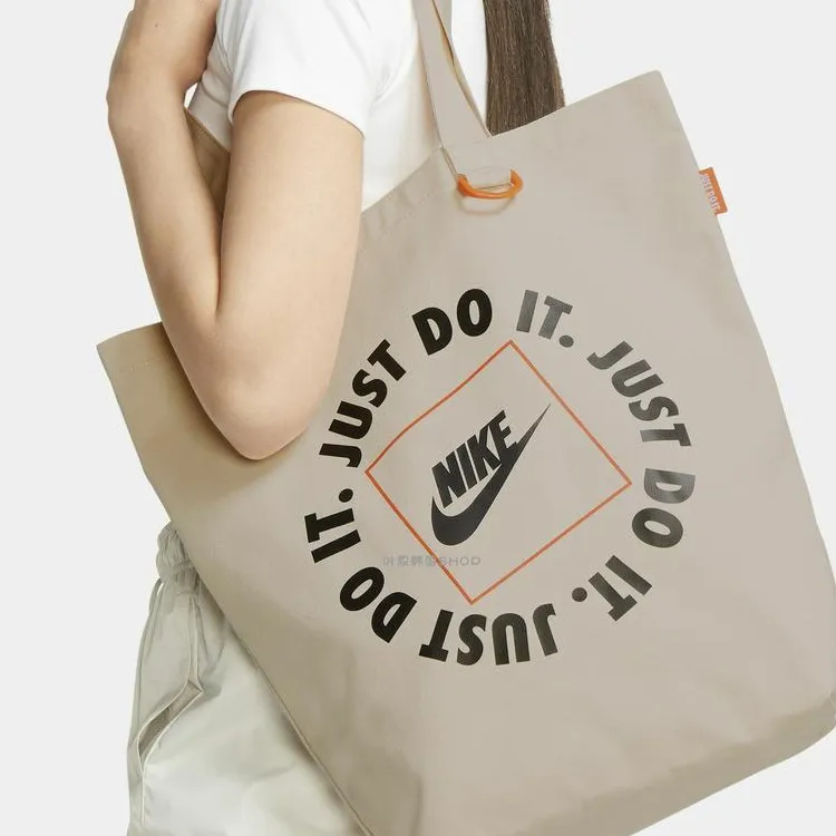 Nike Zoom Heritage Canvas Handbag Tote Canvas Bag Shoulder Bag Regular Unisex White-2