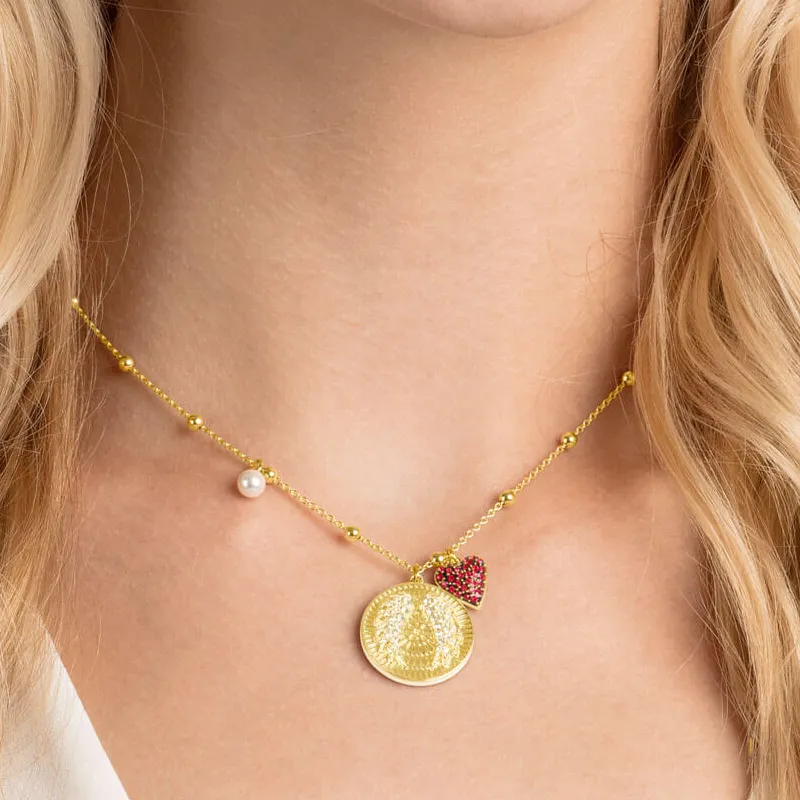 Swarovski Lucky Goddess Necklaces Women's-3