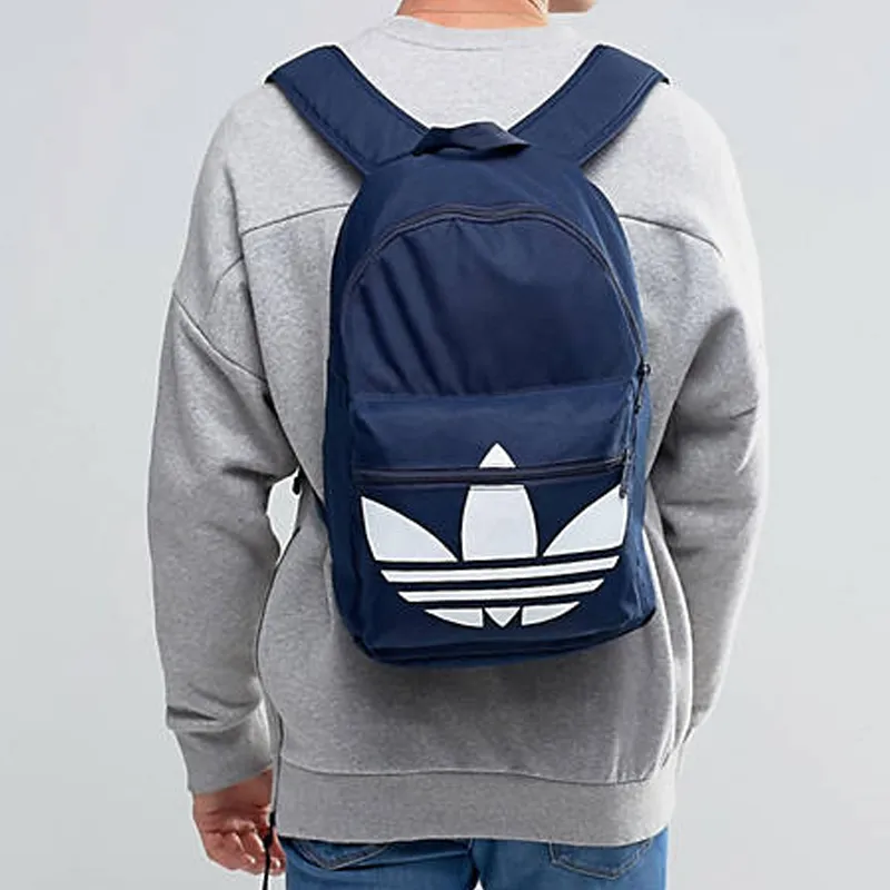 Adidas Originals Polyester Backpack Regular Unisex Navy Blue-3