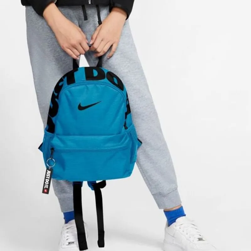 Nike Polyester Backpack Mini Men's Blue-4
