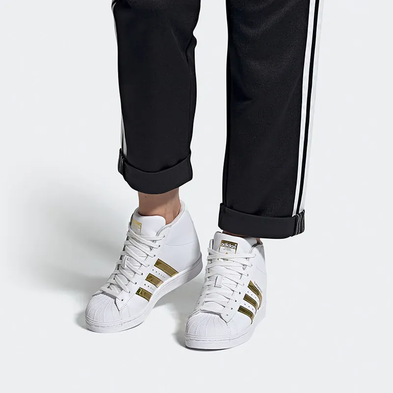 Adidas Women's Superstar Up 'White Gold Metallic' Women's-6