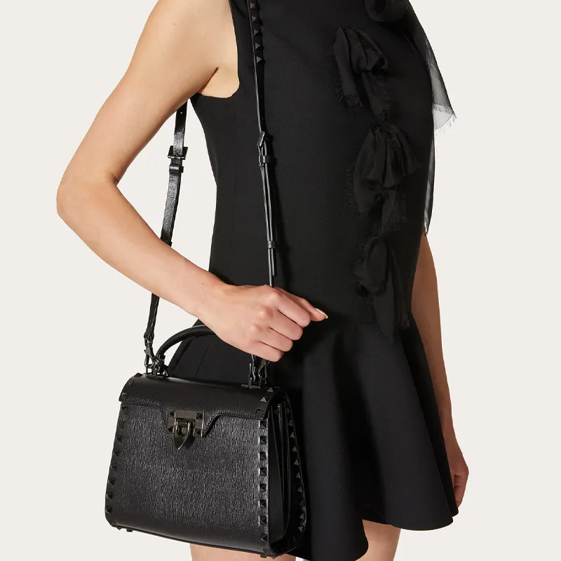 Valentino Rockstud Alcove Handbags-5
