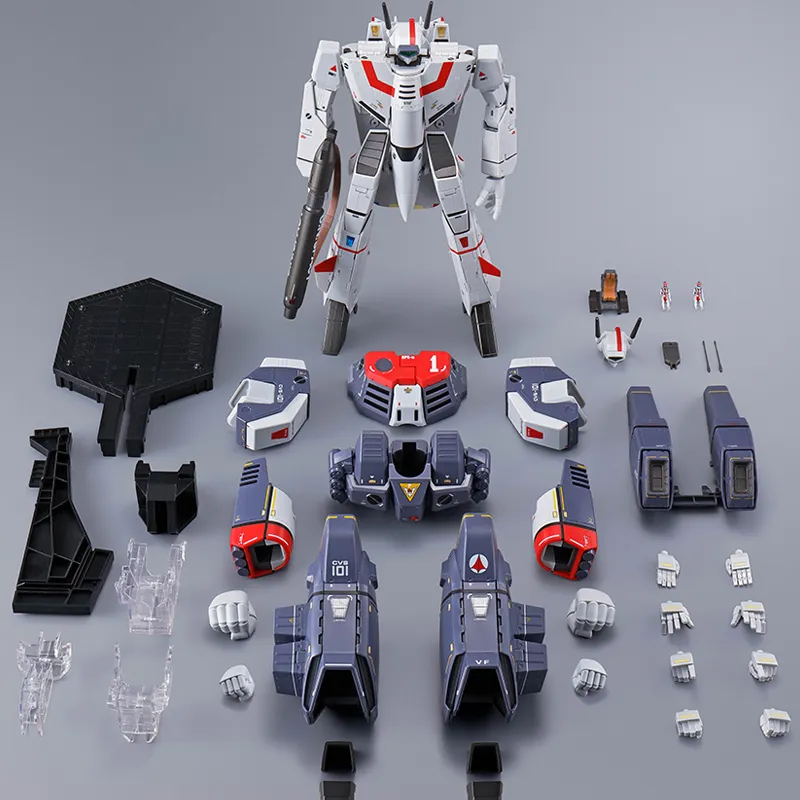 BANDAI DX Macross VF 1J Armor Valkyrie Customized For Hikaru Ichijyo Assembled Models 28cm-4