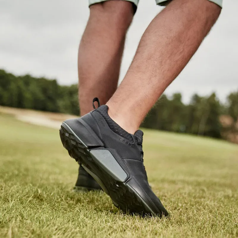 Ecco Golf Biom H4 Cushioning, Slip Resistant, Abrasion Resistant Coverage Low Top Golf Shoes Men's Black-5
