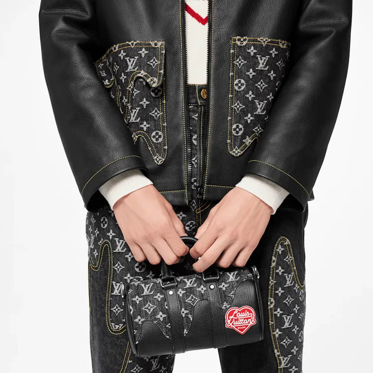 LOUIS VUITTON X Nigo Keepall Xs Monogram Black-5