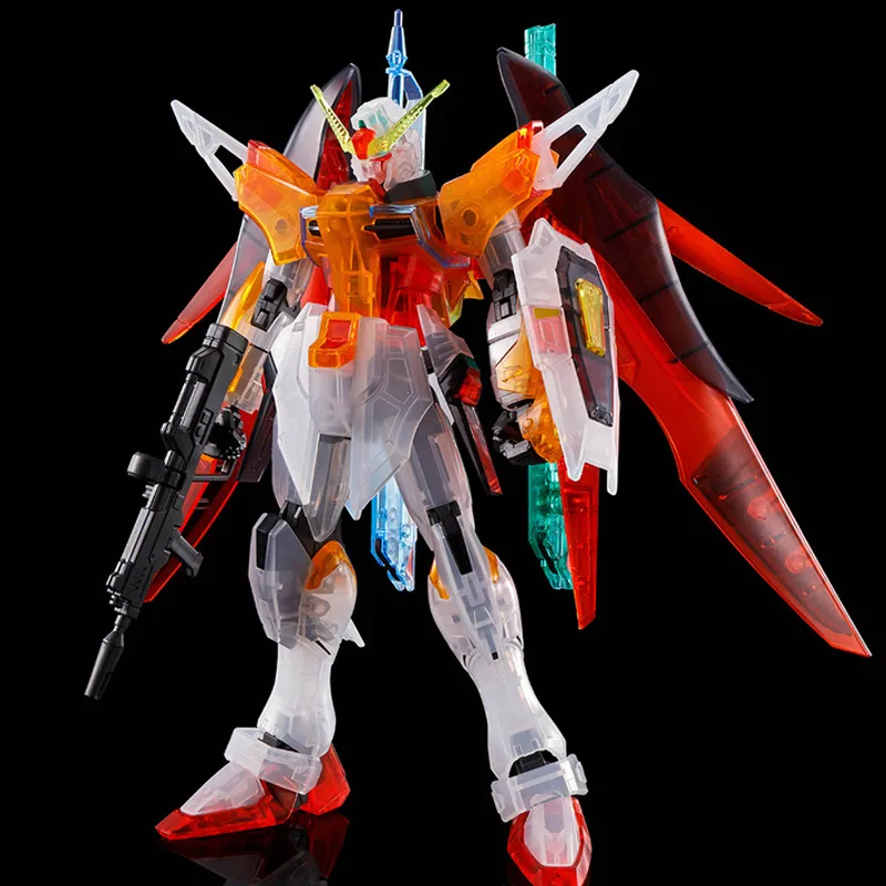 BANDAI 1 144 HGUC Mobile Suit Gundam SEED Destiny Gundam Heinrich's Custom Unit Multicolor Transparent Model Kits 13cm-1