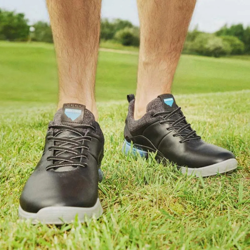 Ecco S Three Low Top Golf Shoes Men's Black-5