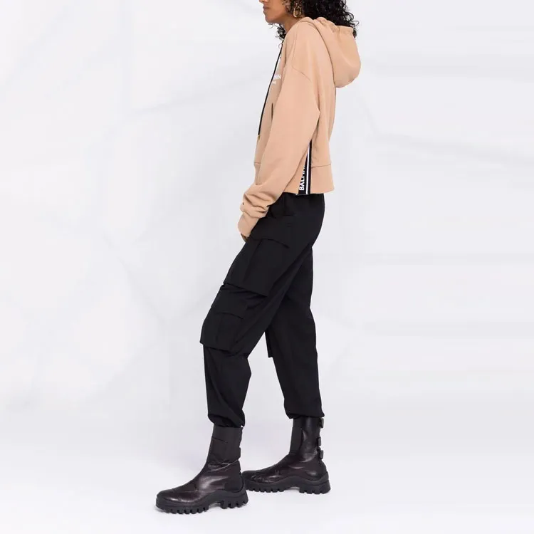 BALMAIN Sweatshirts Women's Khaki-4