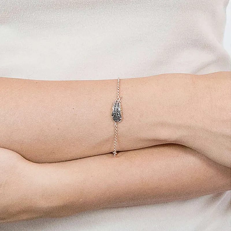 Swarovski Faux Crystal Bracelets Women's Rose Gold-2