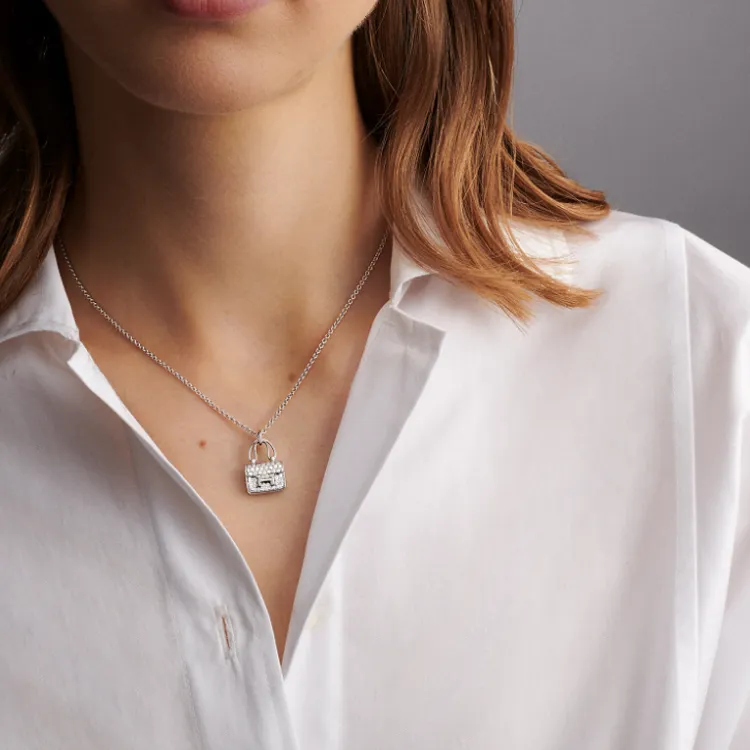 HERMES Amulette Karat Gold Necklaces Women's-3