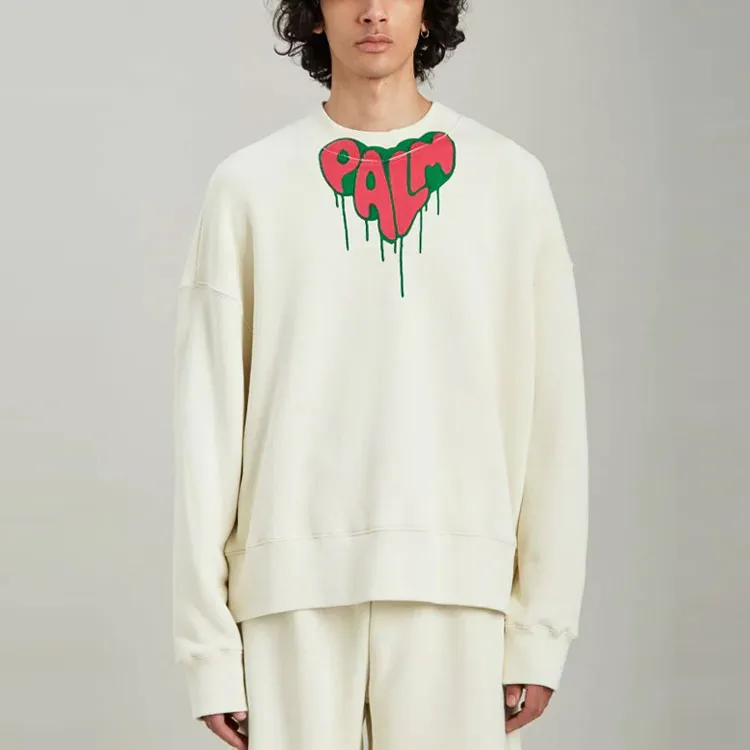 PALM ANGELS Spray Heart Sweatshirt-2
