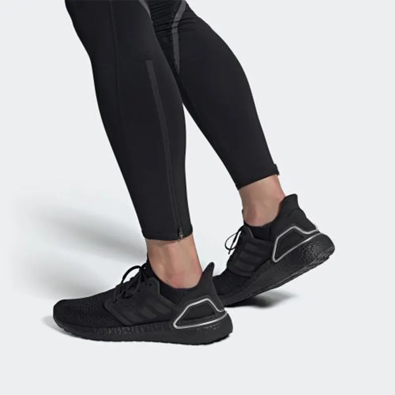 Adidas Ultra Boost 20 Core Black Silver Metallic-6