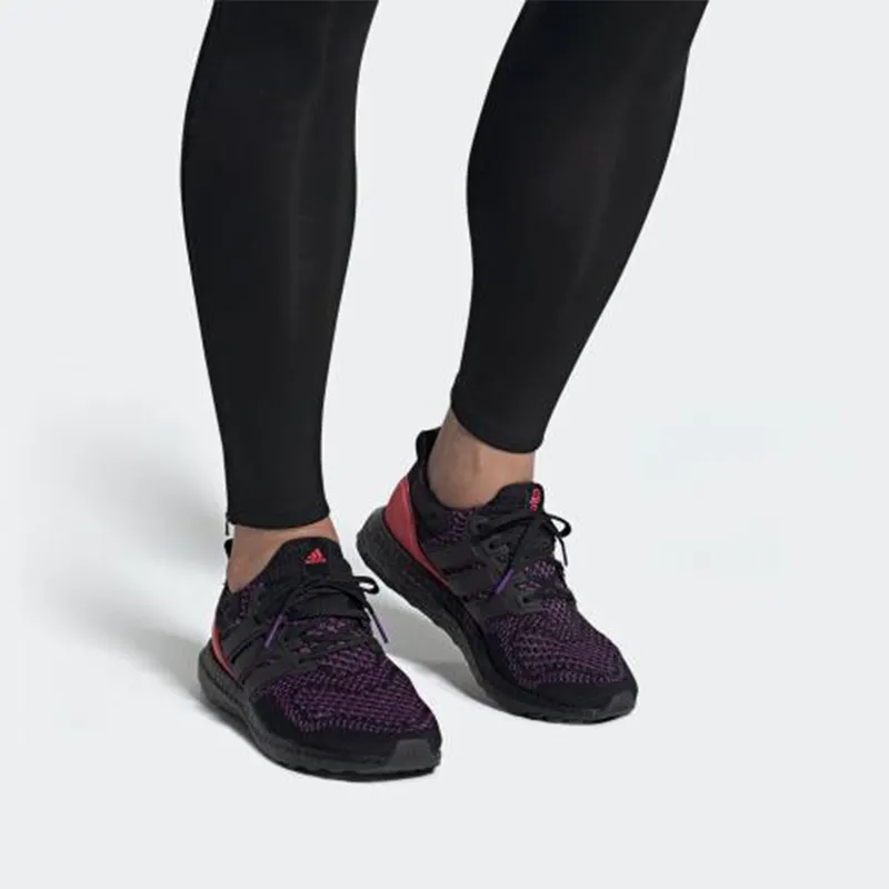 Adidas Ultra Boost Core Black Active Purple Shock Red-6