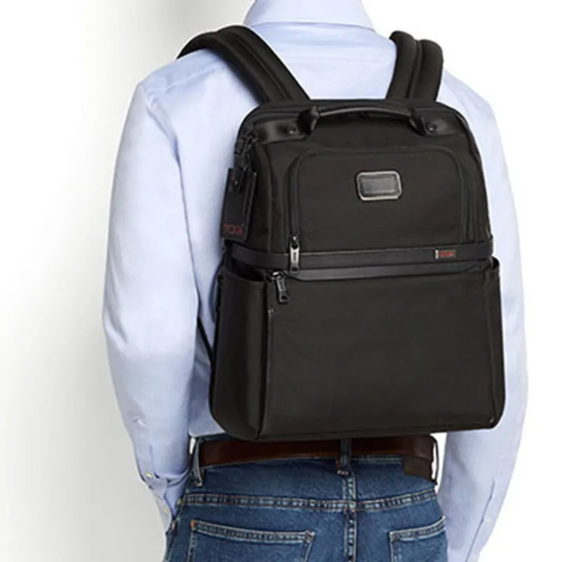 TUMI Nylon Fabric Backpack Regular Men's Black-3
