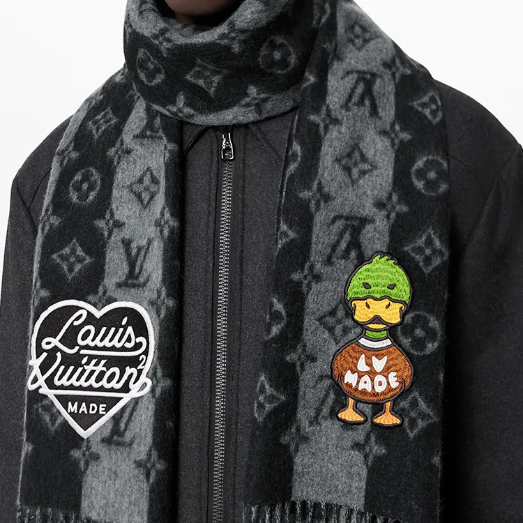 LOUIS VUITTON X Nigo Lv Made Stripe Scarf-3