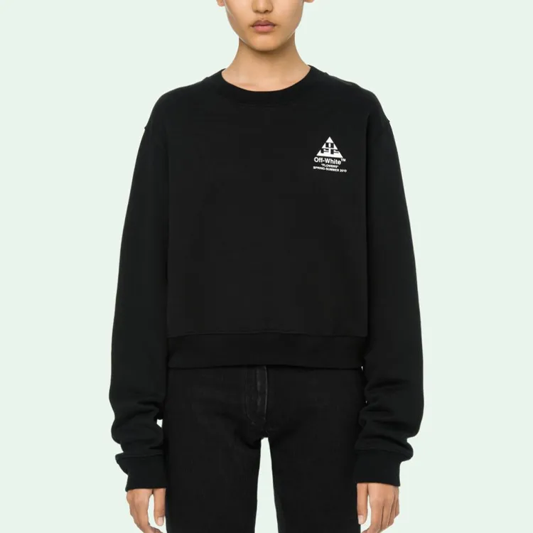 OFF WHITE SS19 Sweatshirts Women's Black-2