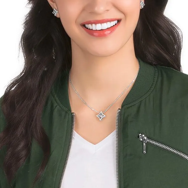 Swarovski Sparkling Dance Necklaces Women's-3