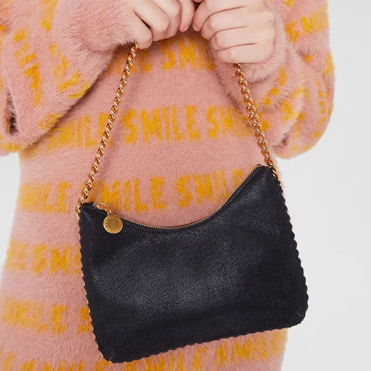 Stella McCartney Polyester Shoulder Bag Mini Women's Black-4