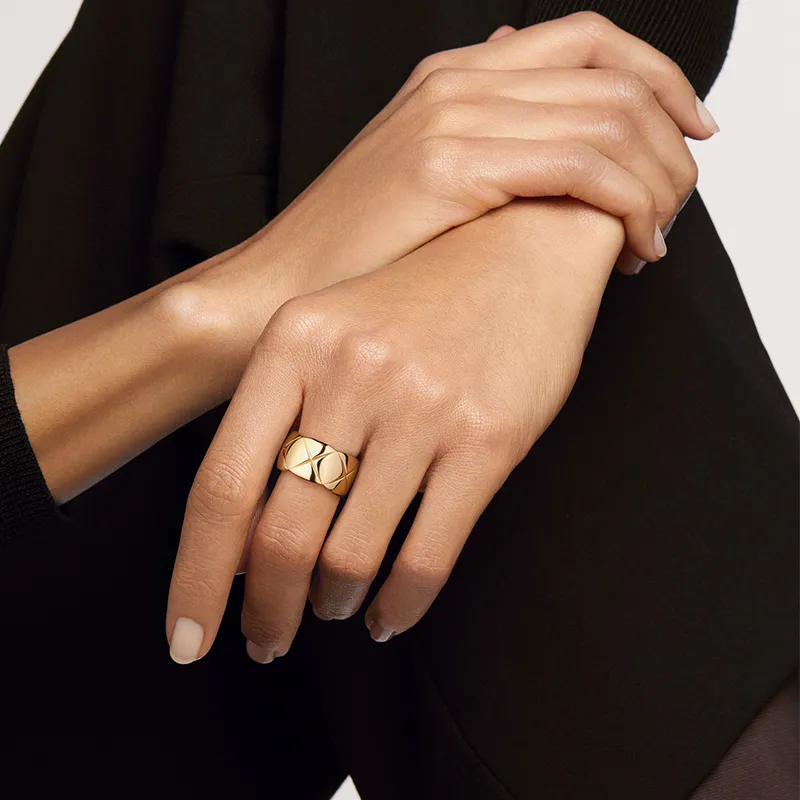 CHANEL CoCo Crush Karat Gold Rings Women's Gold-2