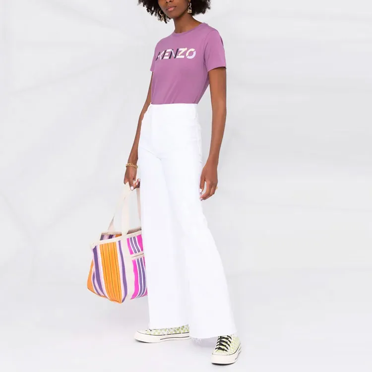 MOTHER The Roller Fray Flared Jeans-4
