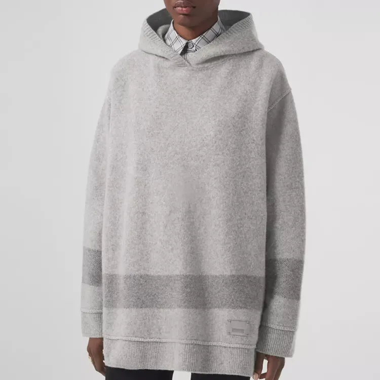 Burberry Sweater Women's Light Heather Gray-1