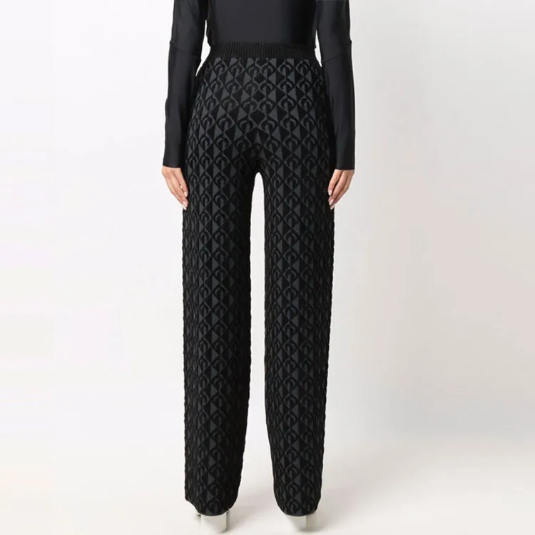 Marine Serre Casual Pants Women's Black-2